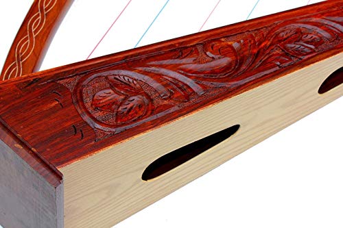 35" DEURA 22 STRINGS LEVERS HARP + BAG Irish Celtic Lap Folk DH-820