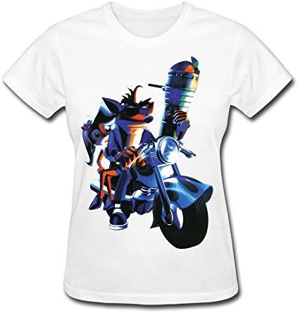 Sept Generic Women's Crash Bandicoot Warped T-shirt White