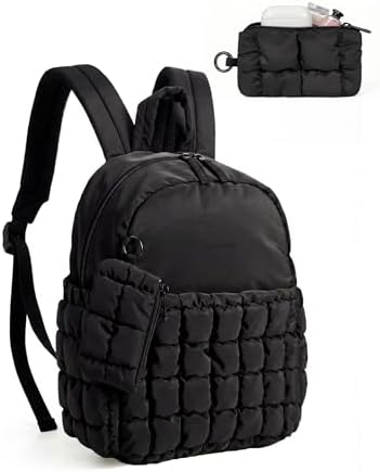Amazon.com | XSUIOY Quilted Backpack Purse for Women Small  display picture 1