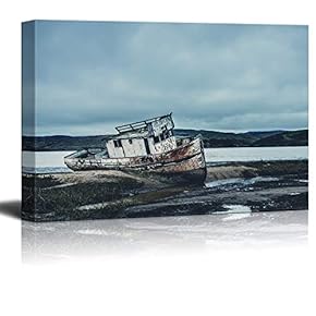 signwin Canvas Wall Art Old Landscape Photography Canvas...