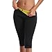 Bolkopess Women's Slimming Neoprene Sauna Pants for Weight Loss, Hot Sweat Waist Trainer Thermo Workout Capris Leggings Fat Burning Shorts Body Shaper