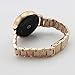 Moto 360 2 Watch Replacement Band (2nd Gen, 42mm 2015 WOMEN'S 16MM), DAYJOY Premium Stainless Steel Watch Strap Adjustbable Bracelet Band for Motorola Moto 360 2 42mm Smart Watch(ROSE GOLD)