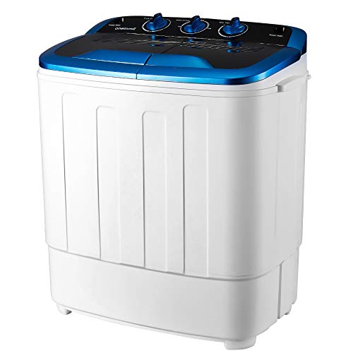 EROMMY Portable Mini Cloth Twin Tub Washing Machine Compact Washer w