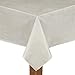 Café Deauville Ivory 60x84 Oval Vinyl Tablecloth