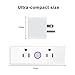 LITSPED Wifi Smart Plug,15A Wifi Smart Plug Outlet Socket Compatible with Alexa Echo Google Home and IFTTT Dual Outlets Socket