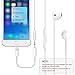 (2 Pack) Wolttey Aux to Lighting Cable Lighting to 3.5mm Headphone Jack aux Cable Adapter Compatible with iPhone 7/7 Plus-Whitethumb 1