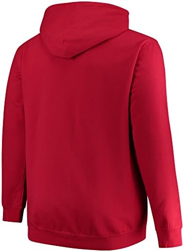 Profile Varsity Ohio State Buckeyes Men's Big & Tall Team Logo Pullover Hoodie Red