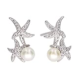 Luna Azure Sterling Silver Pearl Cubic Zirconia