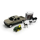 John Deere Pickup Hauling Set w/Animals, 8