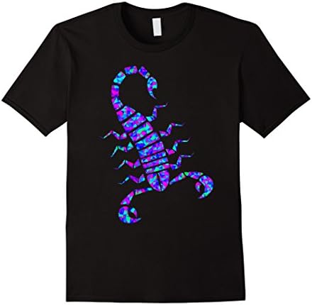 Mens EDM Electronic Dance Techno Neon Scorpion Rave T-Shirt XL Black