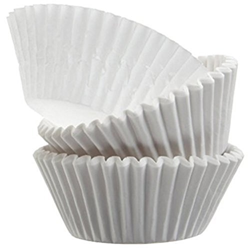 Hosaire Cupcake Paper Pack of 500 Standard Size White Baking Cup Cup Liners - Thumbnail 4