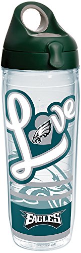 Tervis 1280943 NFL Philadelphia Eagles Love Tumbler with Wra