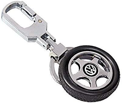 Kolossalz Volkswagen/Polo/Vento/Jetta/Ameo/Beetle Premium Silver Logo Key Chain