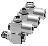 Hot Max 28083-3 360-degree Swivel 1/4-Inch Male NPT x 1/4-Inch Female NPT, 3-Pack
