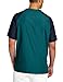 WonderWink Men's Raglan Color Block 5 Pocket Scrub Top, Green, X-Large