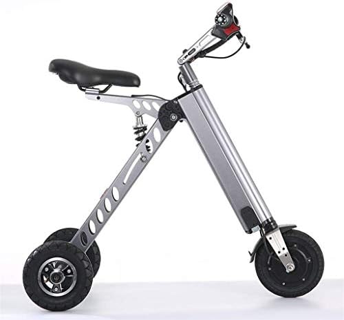 DEPTH Mini Electric Bike Fashion & Smart Electronic Vehicle Scooter 36V Lithium Battery 250W Brushless Motor Speed Mobility Tricycle Foldable & Portable Electric Bicycle