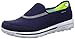 Skechers Performance Women's Go Walk Impress Memory Foam Slip-On Walking Shoe, Navy, 8.5 M US