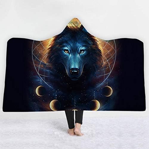 NORELL Fashionable Cuddly Blanket/Sofa Blanket 150 x 200 cm / 150 x 130 cm/Microfibre / Beach Blanket/Wearable Blanket for Adults/Children, c, 150 x 130 cm