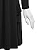 MBJ Womens Solid Long Cardigan with Pockets XXXL Black
