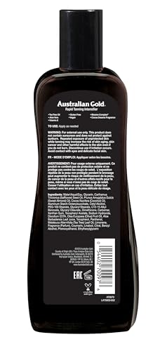 AUSTRALIAN GOLD RAPID TANNING INTENSIFIER LOTION, 8.5 FL OZ | WITH TEA TREE OIL AND ALOE VERA | VITAMIN E