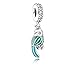 Pandora Jewelry Tropical Parrot Cubic Zirconia Charm in Sterling Silver