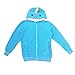 WOTOGOLD Animal Cosplay Costume Narwhal Hoodie Unisex Adult Hoody Outwear ,Medium,Blue Narwhal