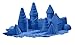 Play Visions Sands Alive 2lb Bulk Colored Play Sand Building Kit - Sapphire Neon Blue