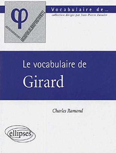 Le  vocabulaire de Girard