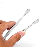 Cheap&Perfect 1 Pair Stainless Steel Sugar Ice Tongs Kitchenware Bar Appetizer Mini Sugar Server