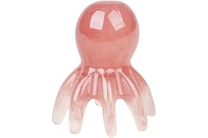 Octopus Massage Comb Scalp Care, Head Health Meridian Brush, Massage and Relax Without Delay (Pink)