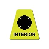 Firefighter Helmet Tetrahedron Fire Helmet Stickers - Interior Firefighter Tetrahedron