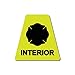 Firefighter Helmet Tetrahedron Fire Helmet Stickers - Interior Firefighter Tetrahedron