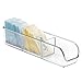 mDesign Coffee Condiment Packet Organizer for Sugar, Salt, Sweeteners, Tea Bags, Creamers - Clear