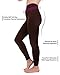 Homma 3 Pack Extra-Thick French Terry Thermal Leggings (Small/Medium, Black,D.Brown,D.Grey)