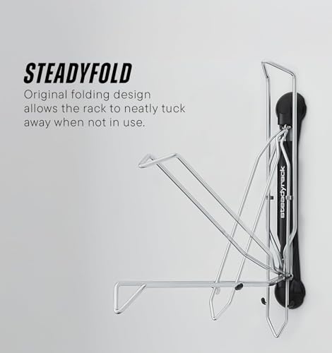 Steadyrack Bike Rack Vertical Bike Rack Extra Large Tyres Easy Wall Mounted Garage Storage Solution for 5" Width Tyres
