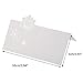 Shappy 30 Pieces Snowflake Place Cards, White Christmas Table Name Cards for Winter Party Table Setting