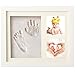 Baby Hand and Foot Prints Picture Frame Kit with Clay-Perfect for Baby Shower Baby Registry and Gender Reveal Party for Moms and Grandparents-Unique Baby Room Decor for Baby Girls and Baby Boys
