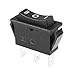 Nilight 6 Gang Toggle Rocker Switch Panel with Digital Voltmeter and Cigarette Socket Double USB Power Charger Adapter Overload Protection