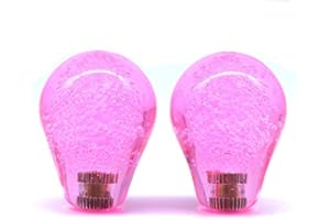 Arcity 2 Pieces Arcade Joystick Bat Top Big Head Oval Handle Knob American Type Pink and Pink Transparent for Zippy SANWA SEIMITSU Arcade1up Machine Console Cabinet New, HY-PJ094-6