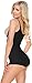 La-Reve Womens Shapewear Bodysuit Panty Body Shaper with Tummy Control Slimmer, Large, Black