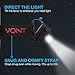 Vont LED Headlamp, Super Bright LEDs, Compact Build, 5 Modes, Headlight with White-Red LEDs, Comfy Adjustable Strap, IPX4 Waterproof, Use Head Lamp for: Running, Camping, Hiking