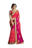 FourCorners2013 Indian Women Designer Party wear Purple Androse pink Color Saree