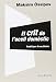 El Crit De L'Ocell Domèstic (El Club dels Novel·listes)