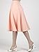 CHOiES record your inspired fashion Women's Pink/BlackBlue/White Solid High Waist Trumpet Midi Skirt (10 Colors)