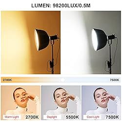 GVM RGB Video Light Kit, 200W Bi-Color Led Video