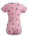 Littleforbig Cotton Romper Onesie Pajamas Bodysuit – Strawberry Pattern