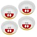 Vandor Disney Mickey Mouse 4 Piece 6 Inch Ceramic Bowl Set