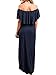 Aifer Women Off The Shoulder Ruffle Long Dress Side Split Beach Maxi Dresses