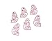 Butler in the Home Mermaid Shaped Paper Clips Great For Paper Clip Collectors or Office Gift - Comes in Round Tin with Lid and Gift Box (100 Count Pink)