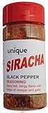 Siracha Ground Black Pepper Blend by Unique Flavors 2.3 oz